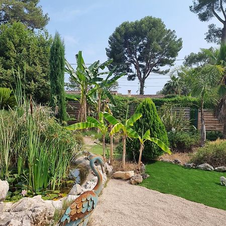 Mas D'Azur Bed and Breakfast Roquefort-les-Pins Exteriör bild